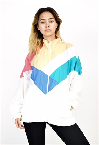 VINTAGE 90'S USA OLYMPICS SHELL JACKET