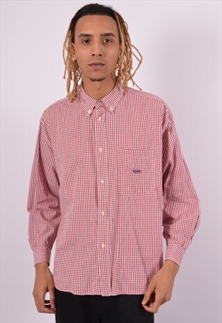 VINTAGE MISSONI SHIRT CHECK MAROON