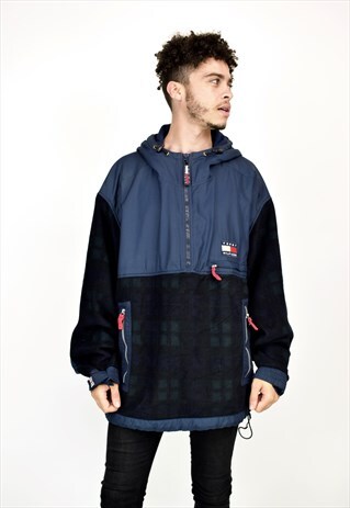 VINTAGE 90'S 1/4 ZIP TOMMY HILFIGER PULLOVER