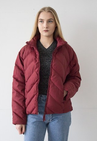 VINTAGE RETRO SUPER WARM PUFFER BOMBER JACKET WINTER COAT