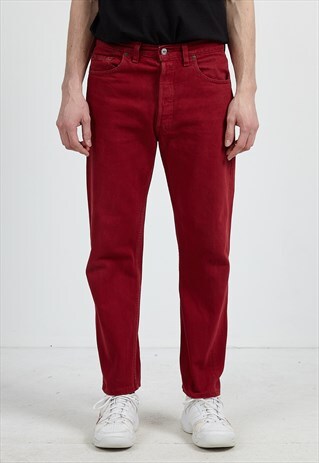 VINTAGE RED LEVI'S 501 FIT DENIM JEANS