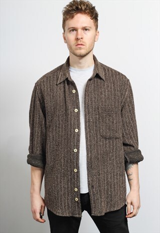 VINTAGE AZTEC PATTERNED SHIRT