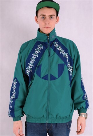 VINTAGE 90S OLD SCHOOL WINDBREAKER JACKET