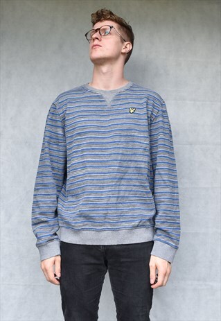 VINTAGE STRIPED SWEATSHIRT SIZE XL