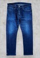 Vintage Levi's 504 Jeans Blue Straight Leg Men's W36 L32