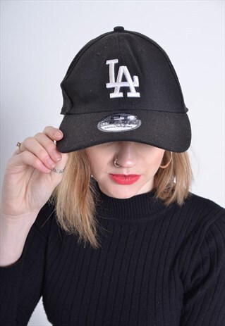VINTAGE LA DODGERS BASEBALL CAP HAT BLACK
