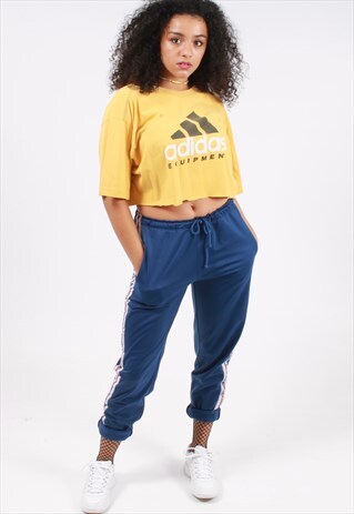 VINTAGE ADIDAS EQUIPMENT CROPPED T-SHIRT