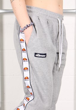 Vintage Ellesse Joggers in Grey Soft Lounge Trackies Size 12