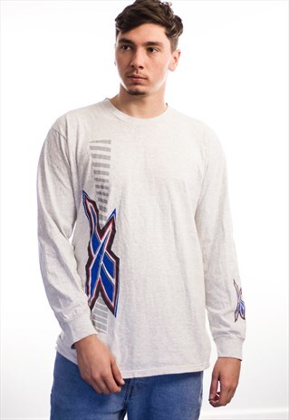 VINTAGE REEBOK LOGO T-SHIRT 90S X 9.1
