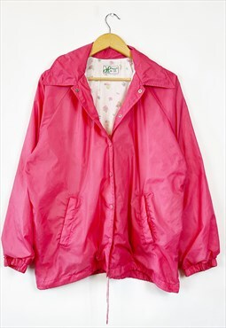 Vintage Pink Rain Jacket