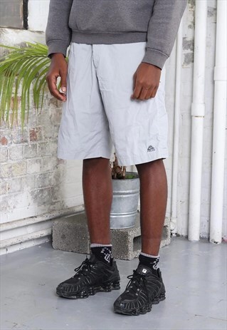 VINTAGE NIKE ACG BIG LOGO SHORTS GREY
