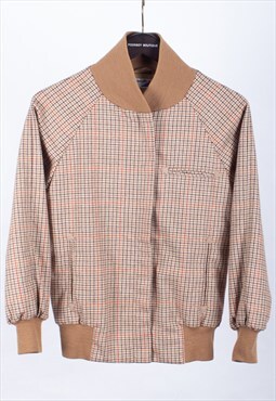 Vintage Braun Bomber Style Jacket