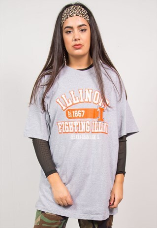 VINTAGE 90'S ILLINOIS T-SHIRT USA