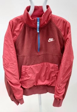 Red Vintage Nike Pullover Fleece