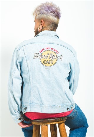 VINTAGE 80S ORIGINAL LEE BASIC DENIM JACKET/ S6755