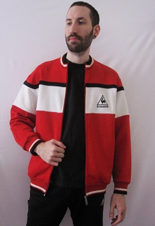 LE COQ SPORTIF VINTAGE RED TRACK JACKET