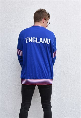 VINTAGE ADMIRAL ENGLAND TRAINING TRACK TOP SIZE L