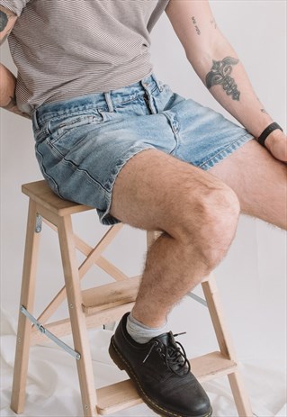 VINTAGE 90S MINI DENIM MEN SHORTS