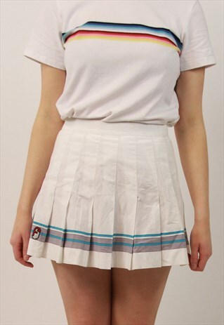 VINTAGE HIGH WAISTED TENNIS SKIRT