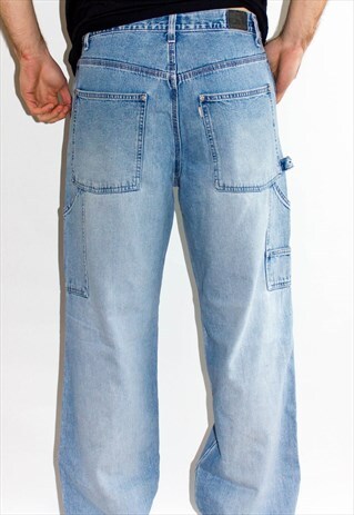 VINTAGE 90'S STONEWASH SKATEBOARDING HIP HOP JEANS