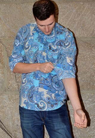 VINTAGE CRAZY SHIRT IN BLUE