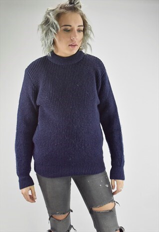 VINTAGE BARBOUR COSY FISHERMANS KNIT JUMPER