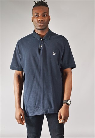 VINTAGE RALPH LAUREN CHAPS POLO SHIRT BLACK