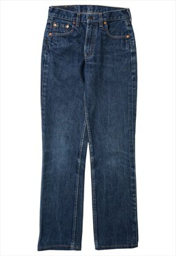 Vintage Levis 595 Blue Slim Straight Jeans Womens