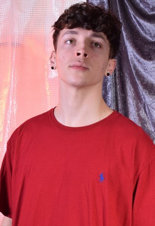 VINTAGE RALPH LAUREN RED TEE