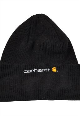 Vintage Carhartt Beanie Hat Black