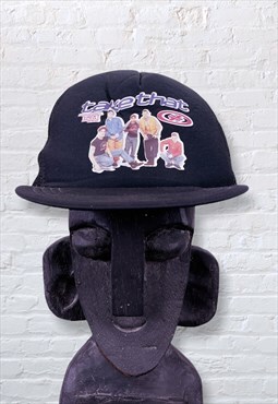 Vintage Official Take That 1993 Nice Man Snapback Cap Black