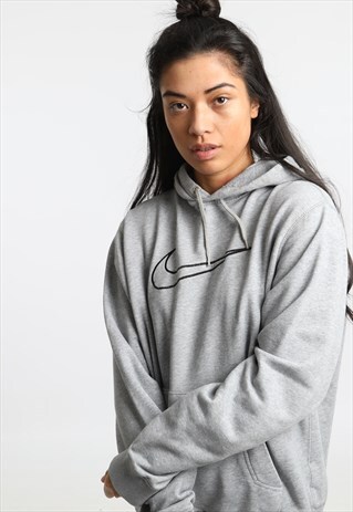 90S NIKE EMBROIDERED LOGO HOODIE