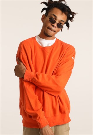 VINTAGE NIKE EMBROIDERED LOGO SWEATSHIRT