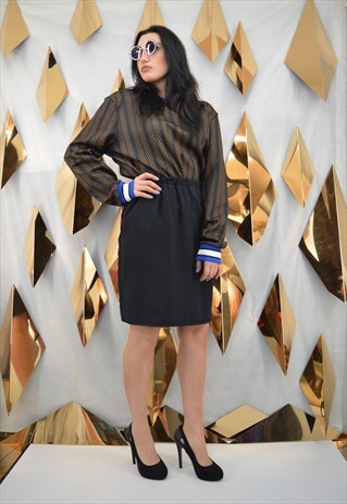 VINTAGE BLACK LINE SKIRT