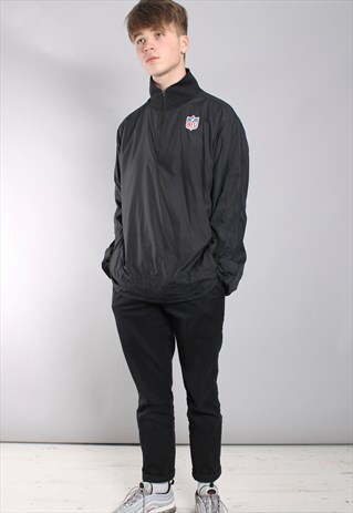 VINTAGE NFL 1/4 ZIP WINDBREAKER JACKET