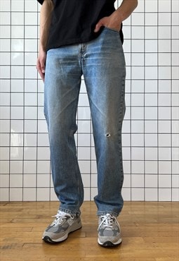 Vintage LEVIS 504 Jeans Denim Pants 90s Washed Blue
