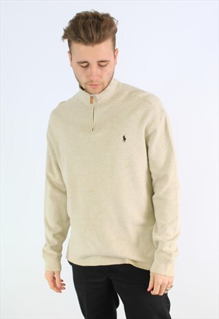 RALPH LAUREN POLO HALF-ZIP CLASSIC SWEATSHIRT