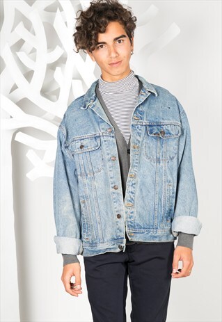 VINTAGE 80'S LEE DENIM JACKET 0281 / 5008 / 403
