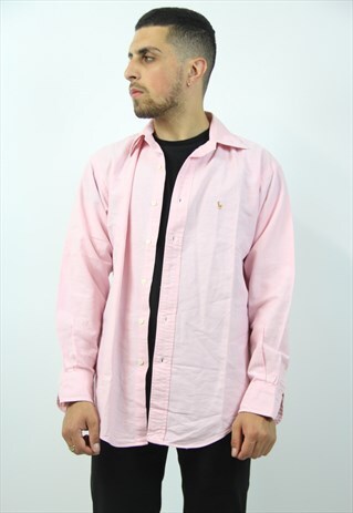 VINTAGE RALPH LAUREN PINK SHIRT