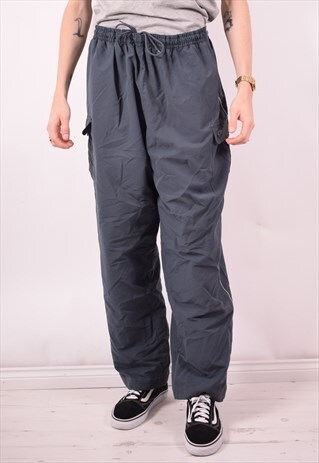 CHAMPION MENS VINTAGE TRACKSUIT TROUSERS XXL GREY 90S