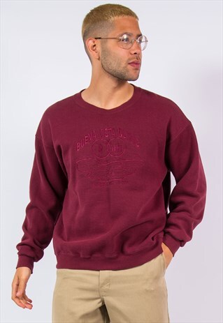 90S USA EMBROIDERED SWEATSHIRT STORM LAKE IOWA