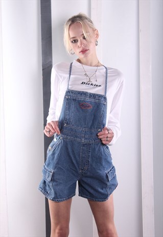 VINTAGE 90S DISNEY EEYORE / WINNIE THE POOH SHORT DUNGAREES