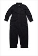 BOILER SUIT IN BLACK HIGH QUALITY UTILITY JUMPSUIT WORK WEAR