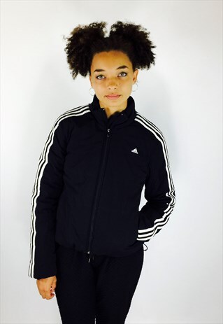 ADIDAS BLACK PUFFER COAT