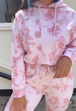 pastel pink tracksuit