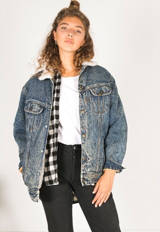 VINTAGE 80S LEE WINTER SHEEPSKIN JACKET / R2200C441