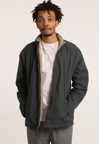 VINTAGE CHAPS SHEARLING LINED JACKET