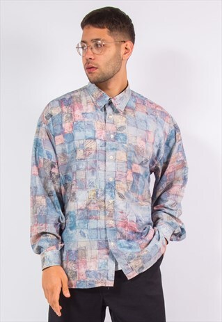 VINTAGE 90'S PATTERNED SHIRT