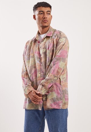 VINTAGE PATTERNED FESTIVAL LONG SLEEVE SHIRT
