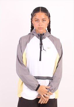 Women's Vintage Nike Grey Zip Neck Windbreaker Jacket 